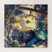 Whimsical Treehouse Puzzel (Horizontaal)