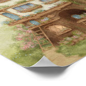  Whimsical Treehouse Storybook kids Poster (Coin)