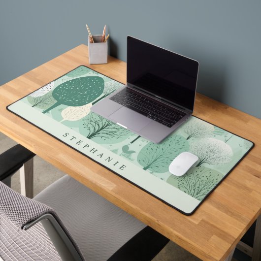 Whimsical Trees Desk Mat (Kantoor 2)