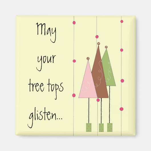 Whimsical Trees Magneet (Voorkant)