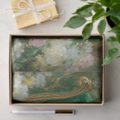 Whimsical Triceratops Bloemen Ballerina Decoupage Tissuepapier (Geschenk)