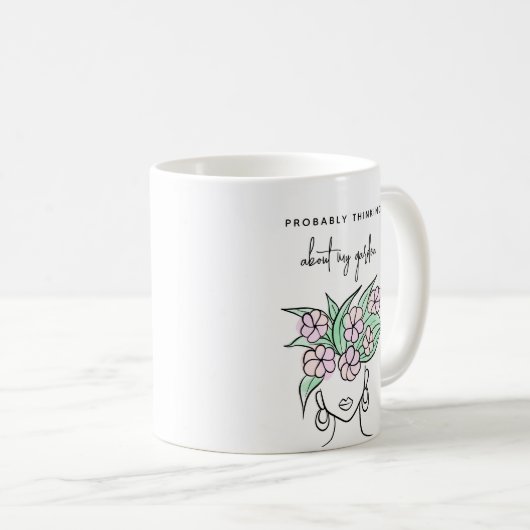 Whimsical tuinman gepersonaliseerd koffiemok (Voorkant rechts)