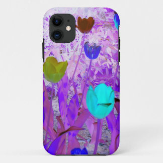 Whimsical Tulips iPhone 11 Hoesje