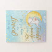 Whimsical Twinkle Little Star Elephant Nursery Legpuzzel (Horizontaal)
