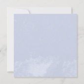 Whimsical Two Hearts Blue Vrijgezellenfeest Kaart (Achterkant)