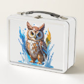 Whimsical UilBear met Water Splashes (Voorkant)