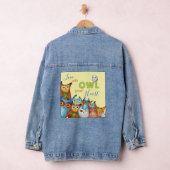 Whimsical Uilen - Liefde Met UIL Uw HART Denim Jacket (Hangar)