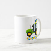 Whimsical Ukraine Tractor Koffiemok (Voorkant rechts)
