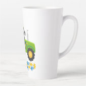 Whimsical Ukraine Tractor Latte Mok (Rechts)