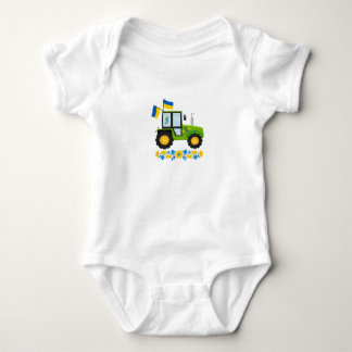 Whimsical Ukraine Tractor Romper