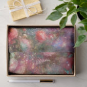 Whimsical Unicorn And Girl In Forest Decoupage Tissuepapier (Geschenk)