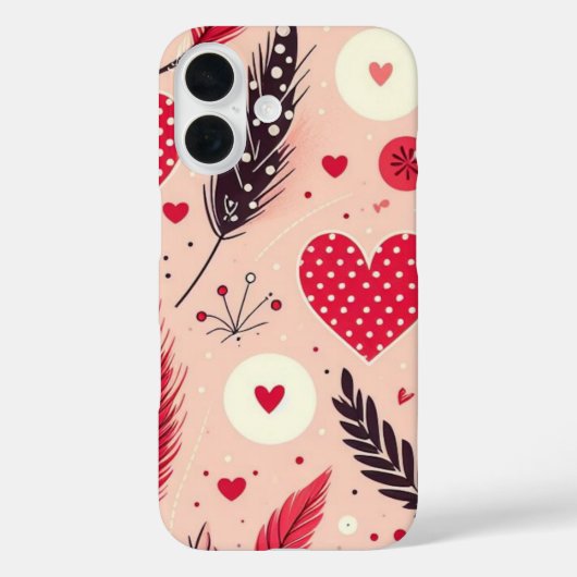 Whimsical Valentijns's Love Garden Case-Mate iPhone Case (Achterkant)