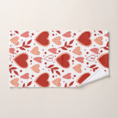 Whimsical Valentine Motif de coeur (Serviette à main)