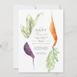Whimsical Veggie Patch Baby shower | Bieten en wor Kaart