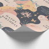 Whimsical Verjaardagsdroom Verpakkingsdocument Cadeaupapier (Hoek)