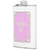 Whimsical Victoriaans Filigree Pink Heupfles (Links)