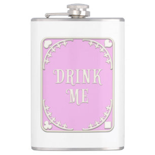 Whimsical Victoriaans Filigree Pink Heupfles