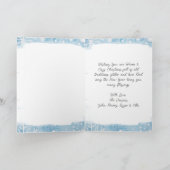 Whimsical Village gepersonaliseerde kerst Feestdagen Kaart (Binnen)