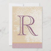 Whimsical Vintage Bird Cage Invitations de mariage (Dos)