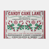 Whimsical Vintage Christmas Deurmat (Voorkant)