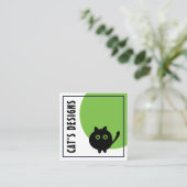 Whimsical  visitekaartje template (Staand voorkant)