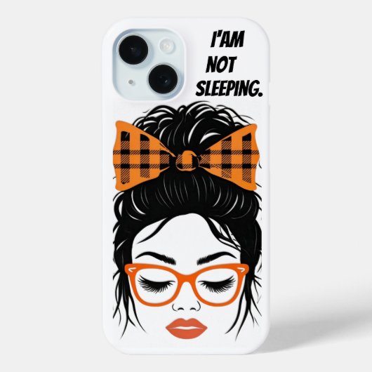 Whimsical Vrouw met sinaasappels bril Case-Mate iPhone Case (Achterkant)