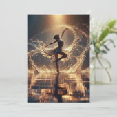 Whimsical Water Dance Party Invitation | Mermaid / (Debout devant)