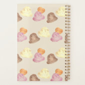 Whimsical Watercolor Ice Cream Scoops Planner (Dos)