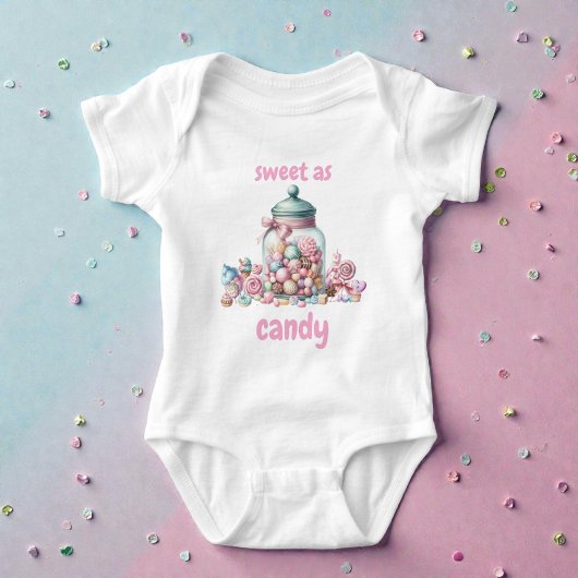 Whimsical Watercolor Sweet Candy Romper