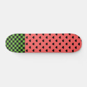 Whimsical Watermelon Colors patterated Skateboard (Horizontaal)