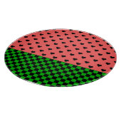 Whimsical Watermelon Colors patterated Snijplank (Hoek)