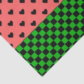 Whimsical Watermelon Colors patterated Tissuepapier (Detail)