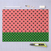 Whimsical Watermelon Colors patterated Tissuepapier (Craft)