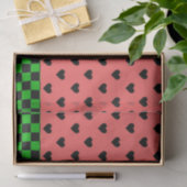 Whimsical Watermelon Colors patterated Tissuepapier (Geschenk)