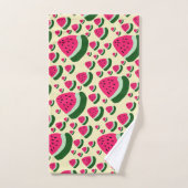 Whimsical Watermelons Cute Summer Fruit Pattern (Serviette à main)