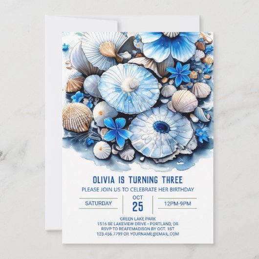 Whimsical Waterverf Boy Birthday Kaart (Voorkant)