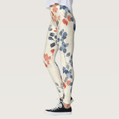 Whimsical Waterverf Japanese Floral Leggings (Links)