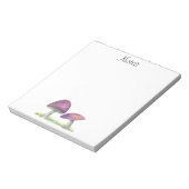 Whimsical Waterverf Mushroom Notepad Notitieblok (Gedraaid)