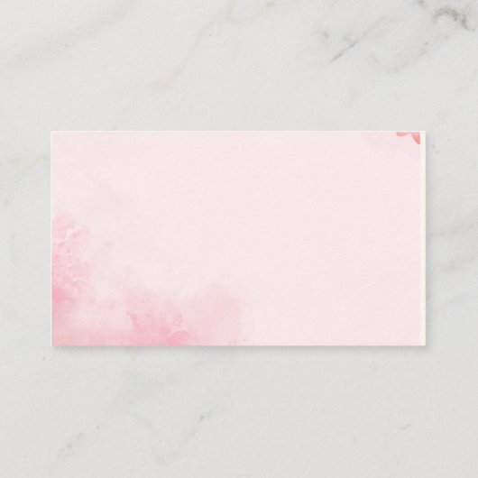 Whimsical Waterverf Pink Dragon Books voor Baby Informatiekaartje (Achterkant)