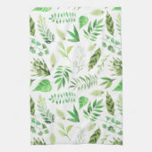 Whimsical Waterverf verliest Greenery | Theedoek (Verticaal)