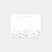 Whimsical Waterverf Wildflower Post-it® Notes (Voorkant)