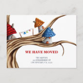 Whimsical We hebben de opwarming van het huis verp Aankondigingskaart (Voorkant)