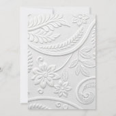 Whimsical  Wedding Dinner Kaart (Achterkant)