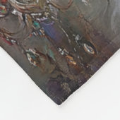 Whimsical White Horse Lil Girl Celeste Scene Fleece Deken (Hoek)