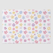 Whimsical Wildbloemen Floral Pattern Tissuepapier (Voorkant)