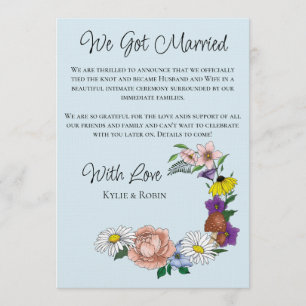 Whimsical Wilde Bloemen Vlinder Paddenstoel Bruilo Kaart