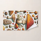 Whimsical wilde paddenstoelen bad handdoek (Handdoek)