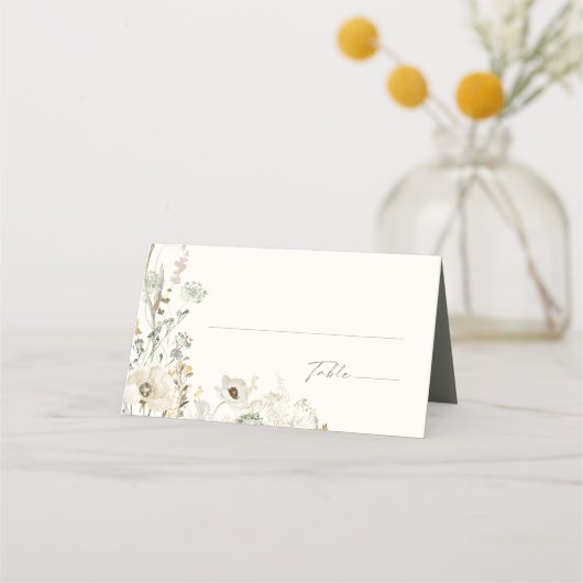 Whimsical Wildflower Bedow | Vervulde ivoor en ops (Voorkant)