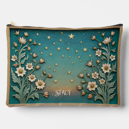 Whimsical Wildflower Evening Blauwgroen Prism Larg Etui