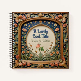 Whimsical Wildflower Evening William Morris Style Notitieboek